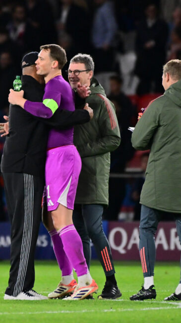 Vincent Kompany en Manuel Neuer.