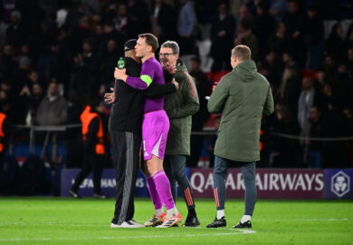 Vincent Kompany en Manuel Neuer.